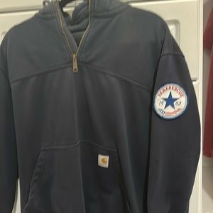 Carhartt Rain Defender original Fit AirForcePararescue Quarter zip hoodie Size L
